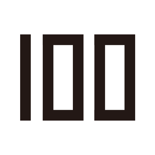 株式会社100 ロゴ